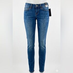 NWT Aeropostale Low-Rise Dark Blue Wash Y2K Skinny Jeggings Women’s Size 00R